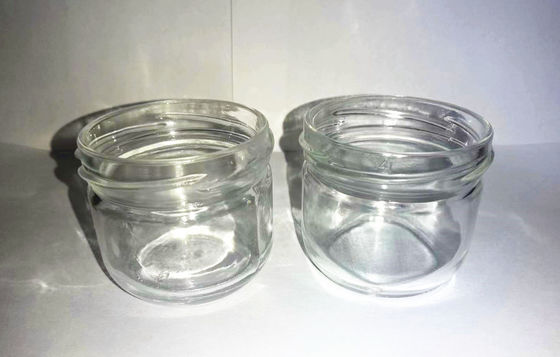 Hochtransparentes Kaviar Glas Glas Standard 120 ml mit Metalldeckel