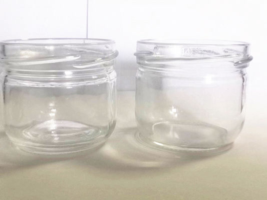 Hochtransparentes Kaviar Glas Glas Standard 120 ml mit Metalldeckel