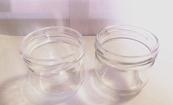 Hochtransparentes Kaviar Glas Glas Standard 120 ml mit Metalldeckel