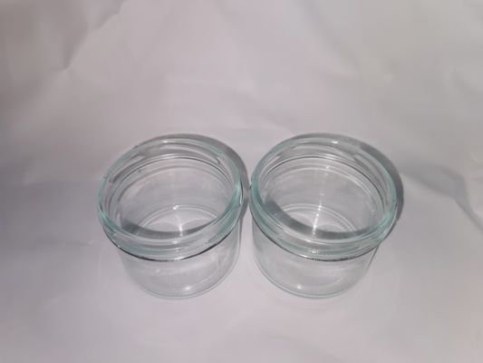 Hochtransparentes Kaviarglas in Lebensmittelqualität, Standard 8OZ 240 ml mit Metalldeckel