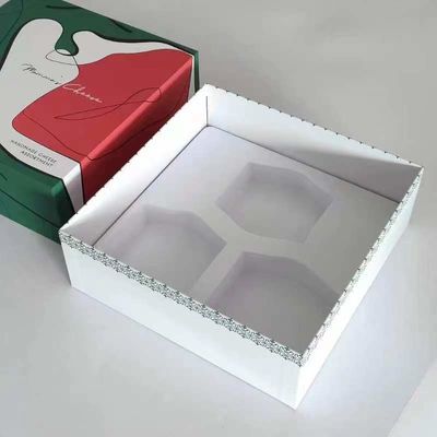 2024 neues Design Käse-Eispackung Geschenk-Box mit weißem Innenfach weiches Touch-Feeling auf der Box