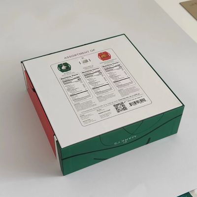 2024 neues Design Käse-Eispackung Geschenk-Box mit weißem Innenfach weiches Touch-Feeling auf der Box