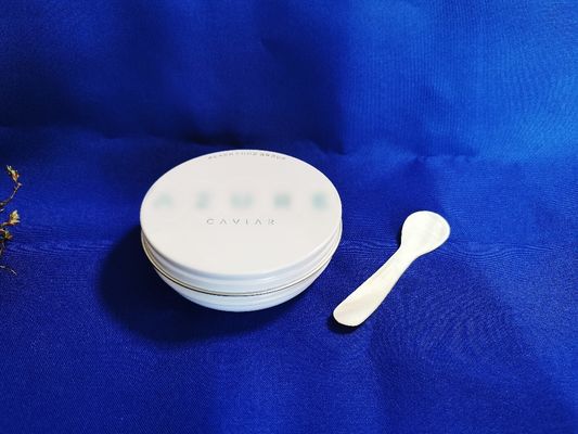 0.28mm Lebensmittel-Behandlungsplatten Kaviar Verpackung Vakuum Leere Dosen 125g mit flachem Deckel Vollfarbdruck