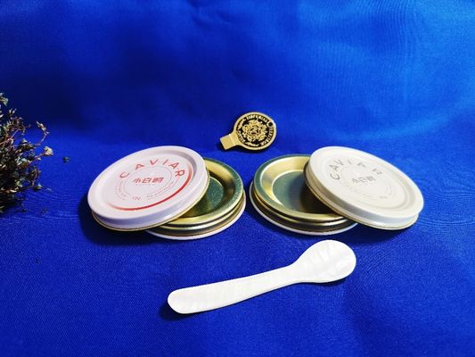 0.28mm Lebensmittel-Blech Kaviar Verpackung Vakuum Leere Dose 10g mit Druck