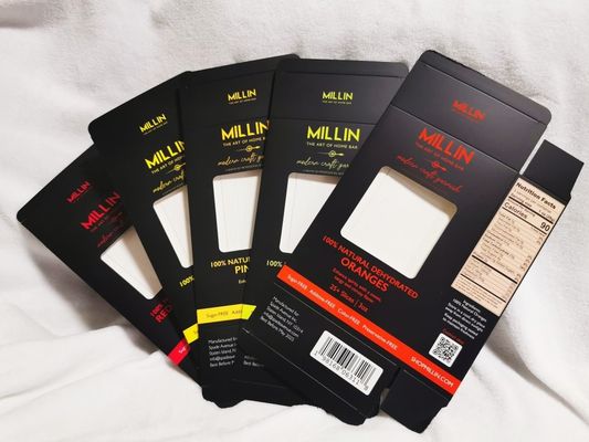 Optionen für B-Flute und E-Flute Custom Paper Packaging Box mit mattem Lack perfekt für umweltfreundliche Verpackungslösungen