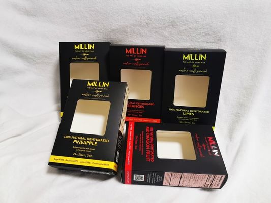 Zusammengestellte Karton-Trocknopfverpackung Kartonbox mit Offset-Druck-Punkt UV