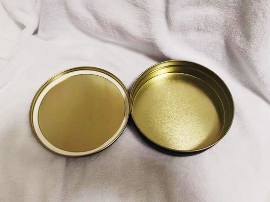 Vakuumleere Kaviar-Dose Lebensmittelverpackung 500 ml mit mattschwarzem Goldinneren