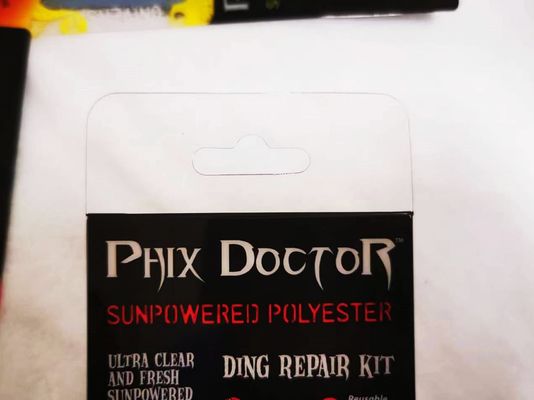 Schöne Design Druck Kunststoffverpackungskiste mit gutem Boden Design und Anhänger