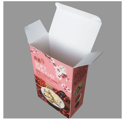 Farbige Papierverpackungskiste Fold-and-Tuck Konstruktionsstil