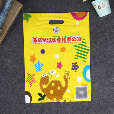LDPE-Material, speziell gedruckte Plastiktüten, Verstärkte Loch-Handtaschen