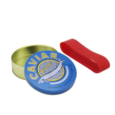 Leichte runde Kaviarverpackung, leere Kaviardosen 100g 125g 250g 500g