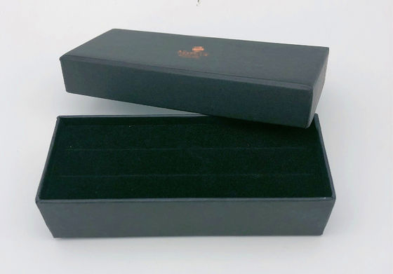 Oberste offene steife Papiergeschenkboxen in Rechteckform für die Kaviarverpackung