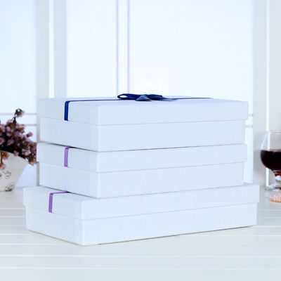 Handgefertigte Rechteckige starre Geschenkboxen, kundenspezifische Papierstarre Kartonverpackungskiste