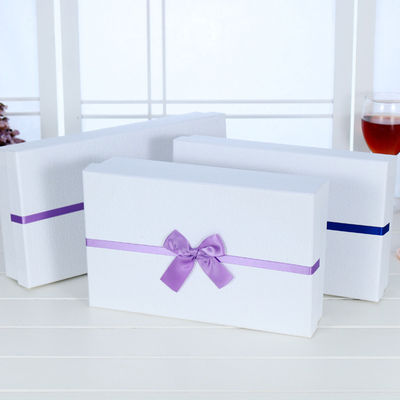 Handgefertigte Rechteckige starre Geschenkboxen, kundenspezifische Papierstarre Kartonverpackungskiste