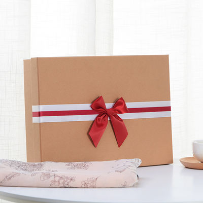 Festfest-Rigid-Papier-Geschenk-Box mit Bowknot für Damenunterwäsche
