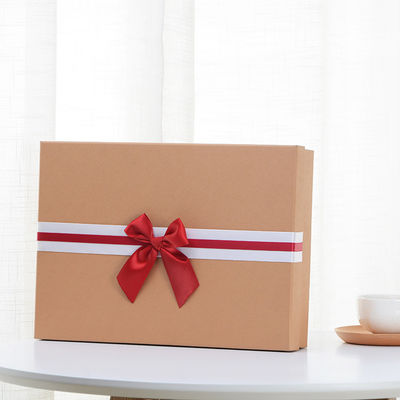 Festfest-Rigid-Papier-Geschenk-Box mit Bowknot für Damenunterwäsche