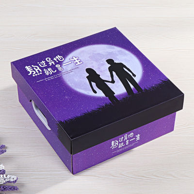 Personalisierte Designkartonverpackungen für Valentins-Snacks und Dessert