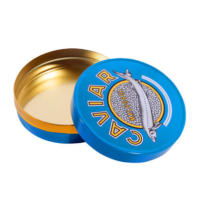 125 g 250 g Kaviar Verpackung Blechdose Kanne individuelle Farbe ISO 9001 genehmigt