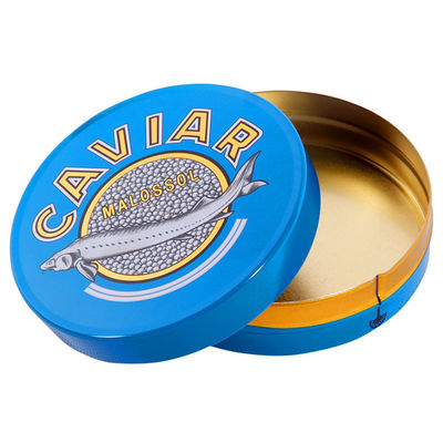 125 g 250 g Kaviar Verpackung Blechdose Kanne individuelle Farbe ISO 9001 genehmigt
