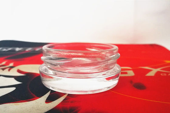 Großhandel hochtransparente 0,5 oz 15-20 Gramm Glaskaviarglas mit Metalldeckel in verschiedenen Farben