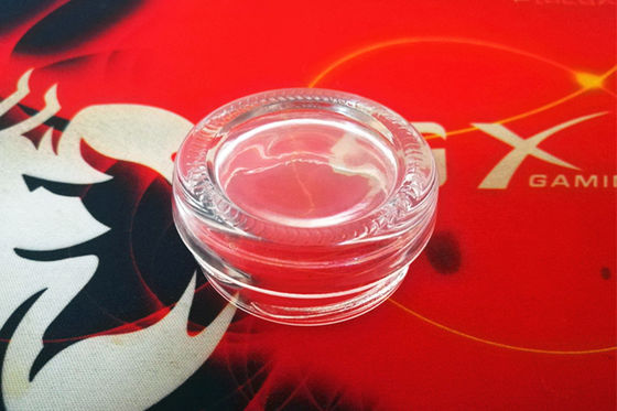 Großhandel hochtransparente 0,5 oz 15-20 Gramm Glaskaviarglas mit Metalldeckel in verschiedenen Farben