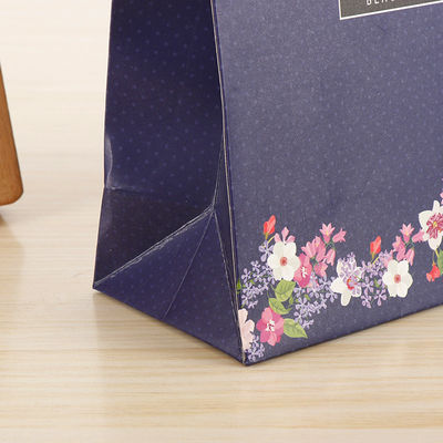 Spot UV / Hot Stamping Einzelhandel Papier Einkaufstüten Süßigkeiten Süßes Geschenkgurt für Kinder