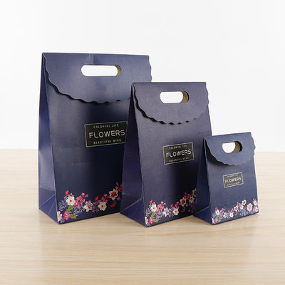 Spot UV / Hot Stamping Einzelhandel Papier Einkaufstüten Süßigkeiten Süßes Geschenkgurt für Kinder
