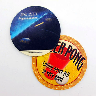 Öko-freundliche Promotionspapier-Getränke-Coasters
