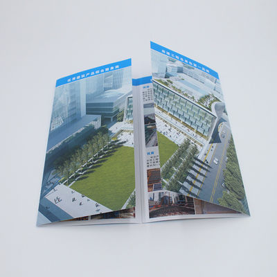 Vollfarbige Visitenkarten und Broschüren überzogenes Papier Katalog Flyer Druckservice