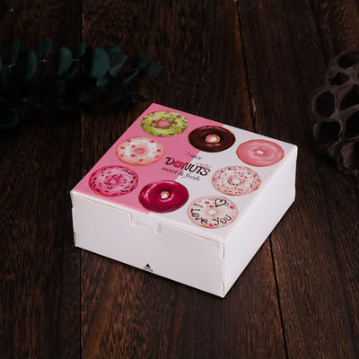 Donuts Brot Verpackungskiste mit Schublade Stil, Snack Verpackungskiste recycelt