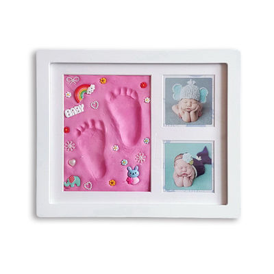 Ornament Erinnerungsbildrahmen 28X23CM Hand- und Fußabdrücke Frame Kit
