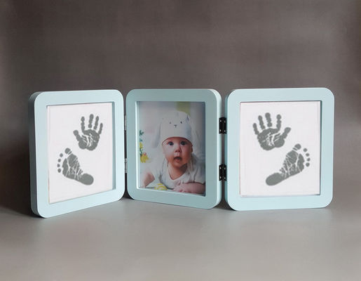 Personalisierte Holzfotorahmen, Luxus-Dreifachbildrahmen Logo gedruckt
