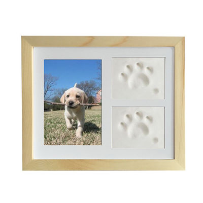Holz Foto 28x23CM für Hunde oder Katzen Pet Paw Bildschirm