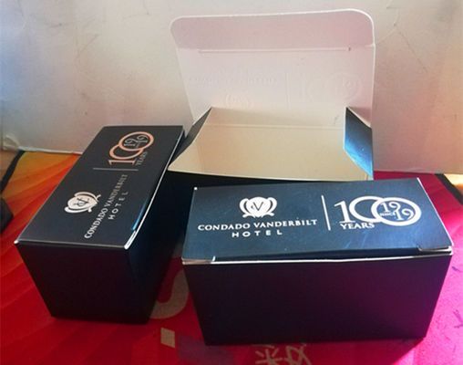 Kleine Schokoladen-Klapppapierbox für Lebensmittel