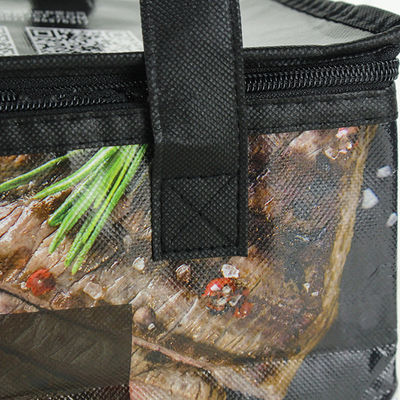 Individuelle, nicht gewebte, weiche, isolierte Kühltasche, isolierte Mittagsbeutel für Erwachsene