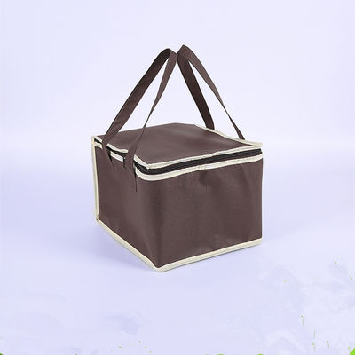 OEM Soft Isolated Cooler Bag 4 Größe Braun Isolierte Tasche Vorrat verfügbar