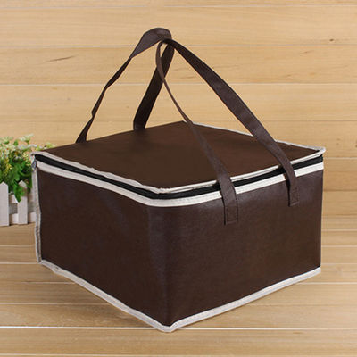 OEM Soft Isolated Cooler Bag 4 Größe Braun Isolierte Tasche Vorrat verfügbar