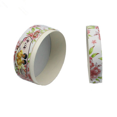 Custom Design Hautpflege Rundes starres Papier Geschenkfach Verpackung Handgemachter Behälter