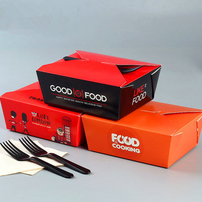 Papierverpackungskiste für das Mittagessen, Mini-Einzelhandelsverpackungskisten