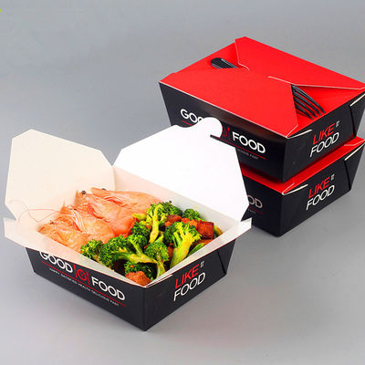 Papierverpackungskiste für das Mittagessen, Mini-Einzelhandelsverpackungskisten