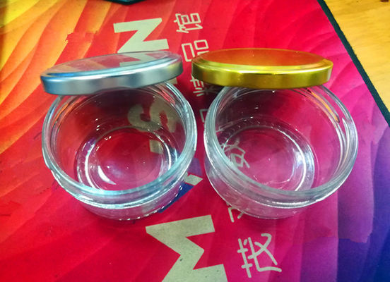 Hochtransparentes Glas Kaviar Verpackung Glas 1 Unze 50-60 Gramm FDA zugelassen