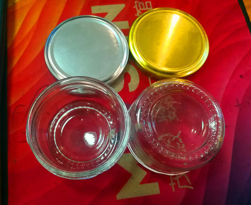 Hochtransparentes Glas Kaviar Verpackung Glas 1 Unze 50-60 Gramm FDA zugelassen