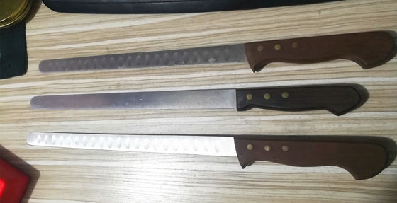 Trüffel Rasierer Foie Gras Messer Käse Messer mit Rosenholz Griff kann Logo drucken