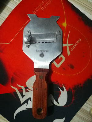 Trüffel Rasierer Foie Gras Messer Käse Messer mit Rosenholz Griff kann Logo drucken