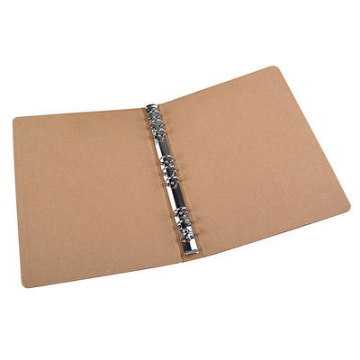 UV-Beschichtung A6 A5 Kraftpapier-Dateiordner mit Ringbindung