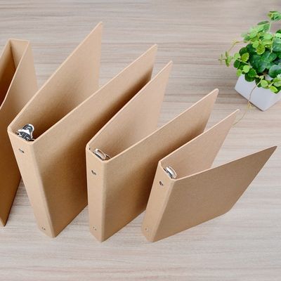 UV-Beschichtung A6 A5 Kraftpapier-Dateiordner mit Ringbindung