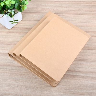 UV-Beschichtung A6 A5 Kraftpapier-Dateiordner mit Ringbindung