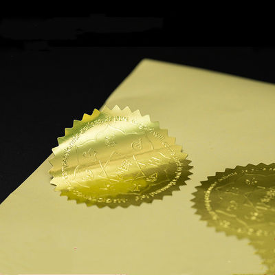 Wasserdichte Embossed CMYK 3D Logo Etiketten Aufkleber für Kosmetika