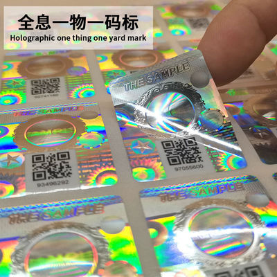Elektronik-Fälschungsschutz-Etikette mit QR-Code Wasserdicht